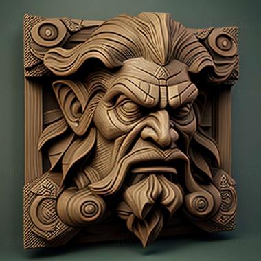 3D model Warcraft Adventures Lord of the Clans game (STL)